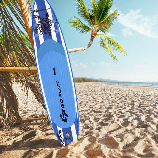 11 Feet Inflatable Adjustable Paddle Board with Carry Bag