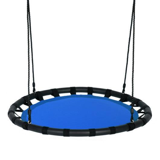 40 Inch Flying Saucer Round Swing Kids Play Set-Blue