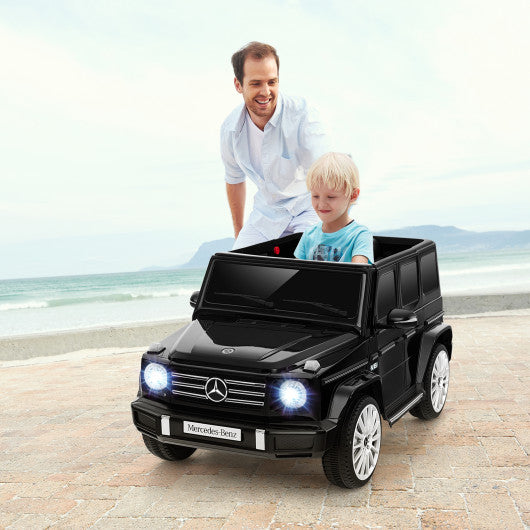 12V Battery Powered Mercedes-Benz G500 Kids Ride-on Car-Black