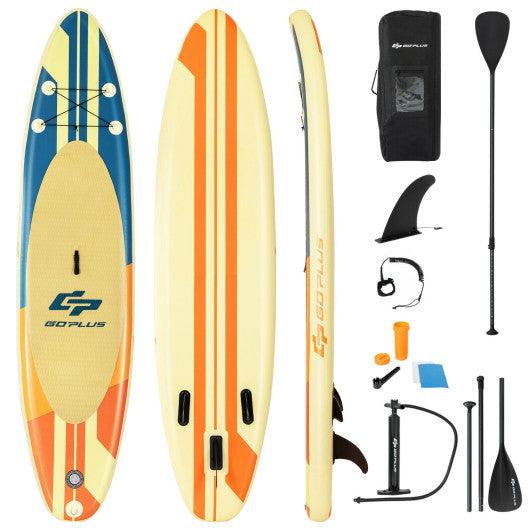 Inflatable Stand Up Paddle Board Surfboard with Bag Aluminum Paddle and Hand Pump-L