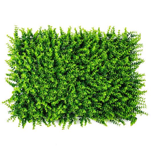 12 Pieces 16 x 24 Inch Artificial Eucalyptus Hedge Plant Privacy Fence Panels