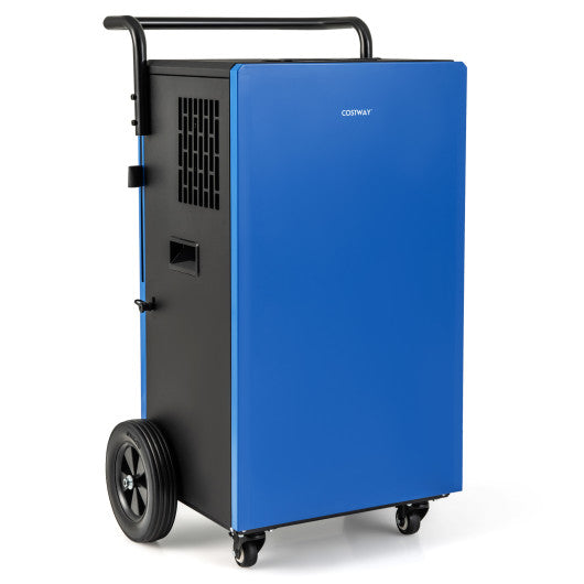 215 Pints 8000 Sq.Ft Commercial Dehumidifier For Home and Basement with 24H Timer-Blue