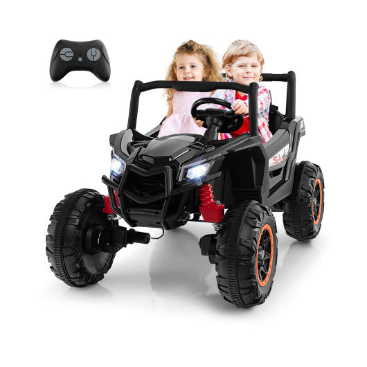 2-Seater Kids Ride on UTV with 2.4G Remote Control for over 3 Years Old Children-Black