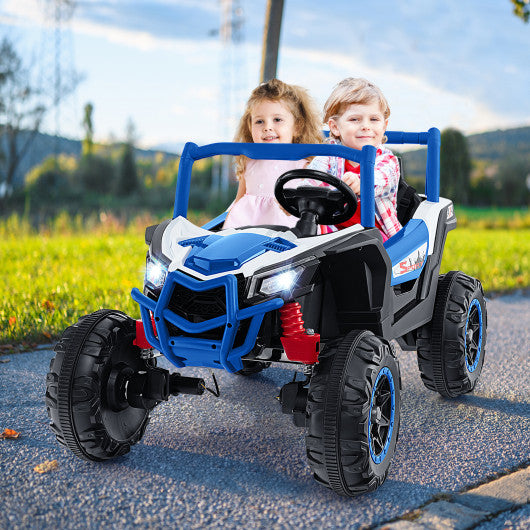 2-Seater Kids Ride on UTV with 2.4G Remote Control for over 3 Years Old Children-Navy