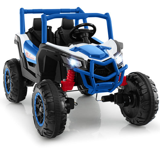 2-Seater Kids Ride on UTV with 2.4G Remote Control for over 3 Years Old Children-Navy