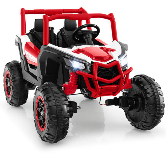 2-Seater Kids Ride on UTV with 2.4G Remote Control for over 3 Years Old Children-Red