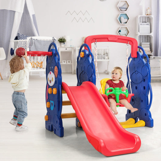 3-in-1 Toddler Climber and Swing Playset