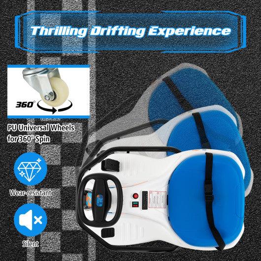 24V Electric Drifting Go Kart for Kids with 360° Spin Wireless Connection-Navy