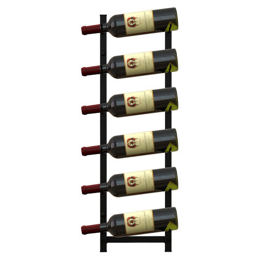 Rust proof Wall Mounted Wine Rack for 6 or 9 Bottles-M