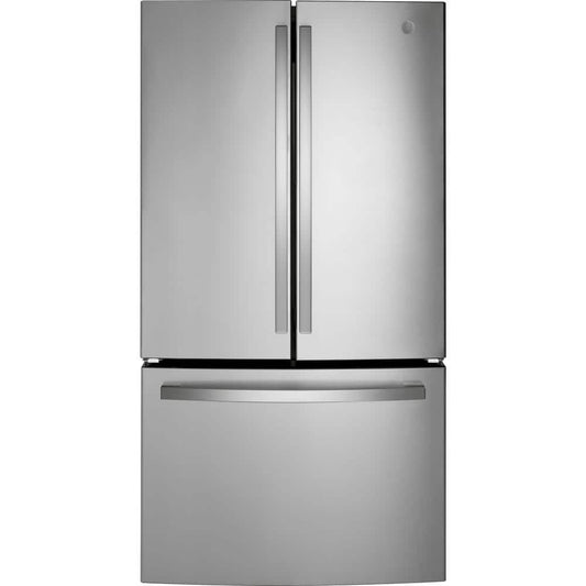 27 Cu. Ft. French Door Refrirator in Finrprint Resistant Stainless with Internal Dispenser, ENERGY STAR