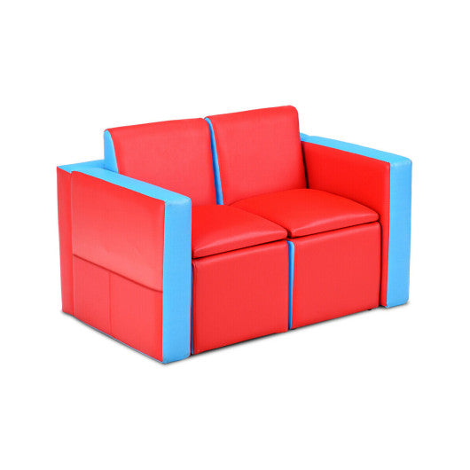 Multi-functional Kids Sofa Table Chair Set