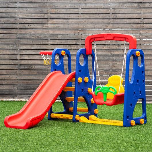 3-in-1 Junior Children Climber Slide Playset